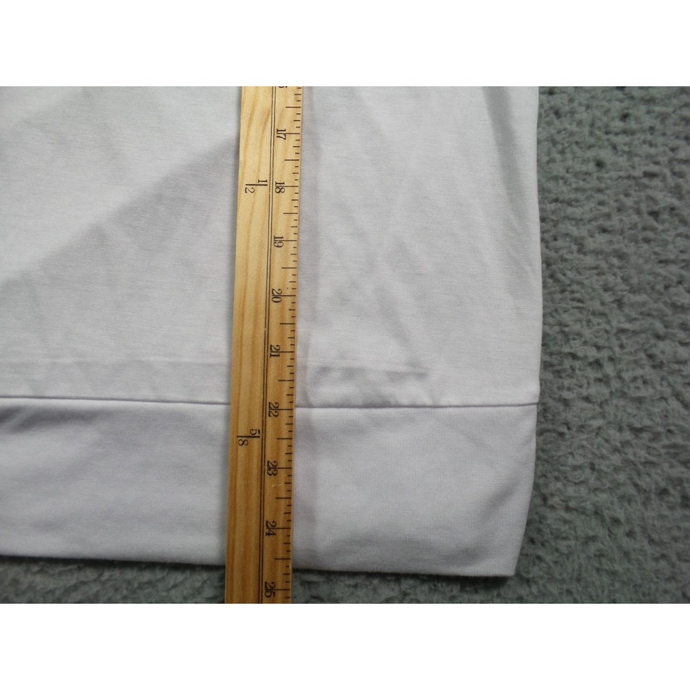 Alo Yoga Top Womens Size Large White Gray Current Tank Built-In Bra Stretch‎ NWT - Picture 9 of 12